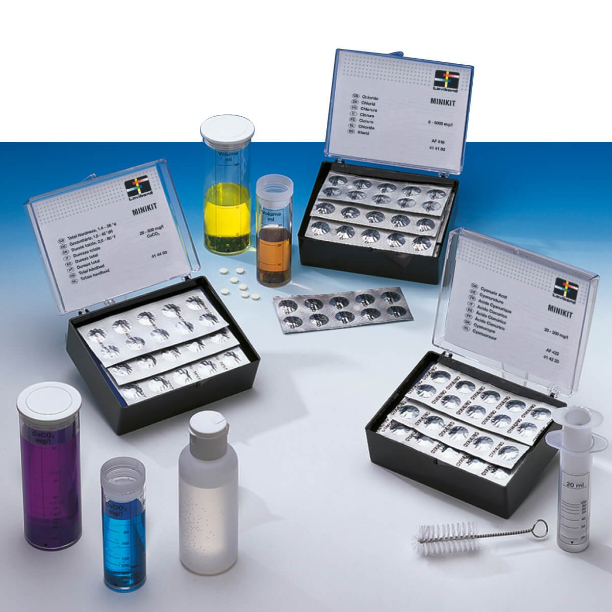 Lovibond Hardness Test Kit Series (Total Hardness, Residual Hardness & Carbonate Hardness) - Product Photo