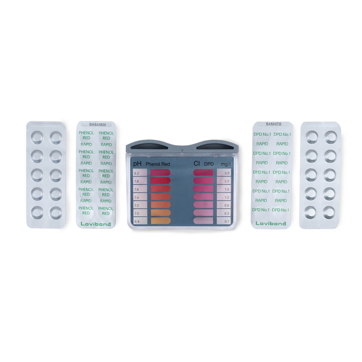 Lovibond Three-Chamber-Tester Chlorine / pH (Pool & Water Disinfection Tester) - Product Photo