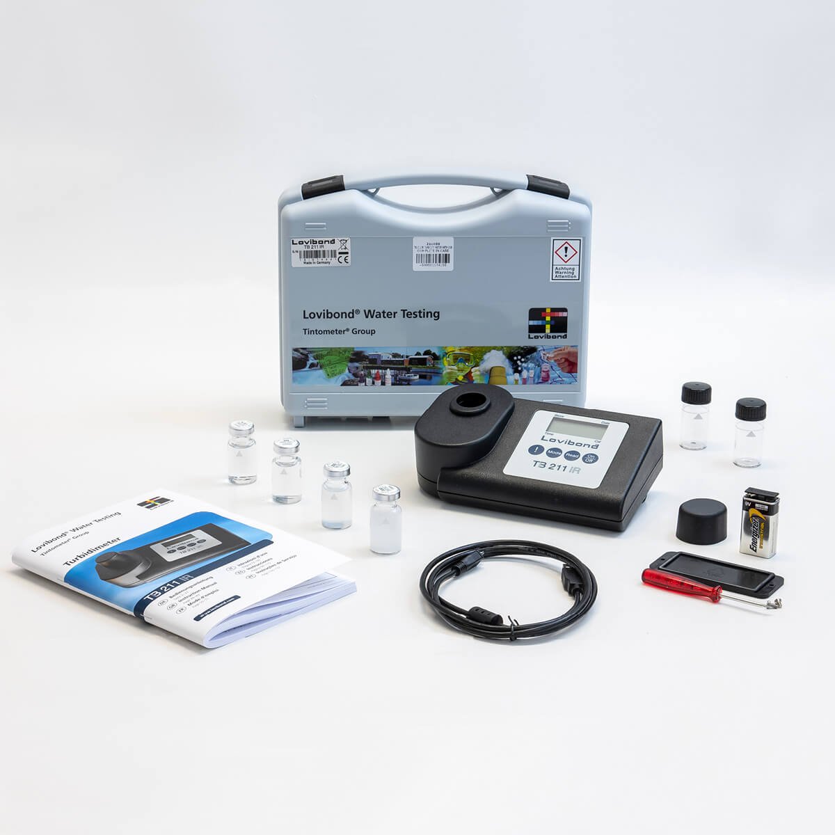 Lovibond Turbidimeter Series: TB 300 IR (Benchtop), TB 211 IR (USB Portable) & TB 250 WL (EPA 180.1) - Product Photo
