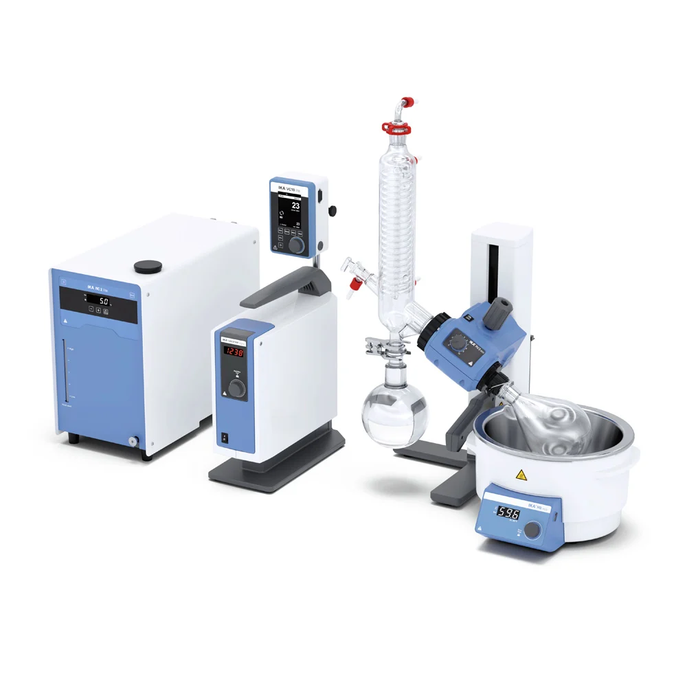 IKA RV Series Rotary Evaporators (RV 3, RV 8, RV 10 digital, RV 10 control auto)